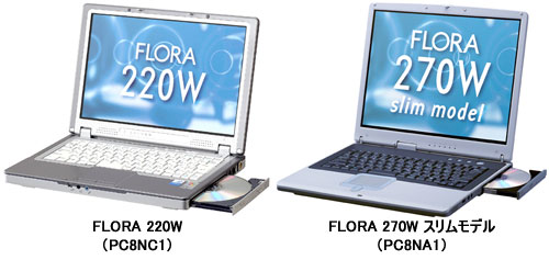 FLORA 220W$B!J(BPC8NC1$B!K(B/FLORA 270W $B%9%j%`%b%G%k!J(BPC8NA1$B!K(B