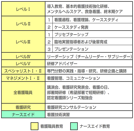 院内研修の内容