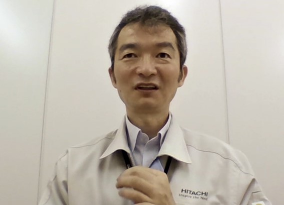 インタビューの様子