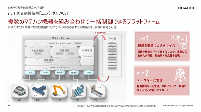 ��������Z�p�u���j�o�[�T��WCS�v�ɂ�蕡���̃}�e�n���@���g�ݍ��킹�Ĉꊇ����ł���v���b�g�t�H�[��