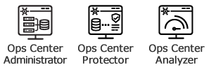 Ops Center Administrator / Ops Center Analyzer / Ops Center Protector