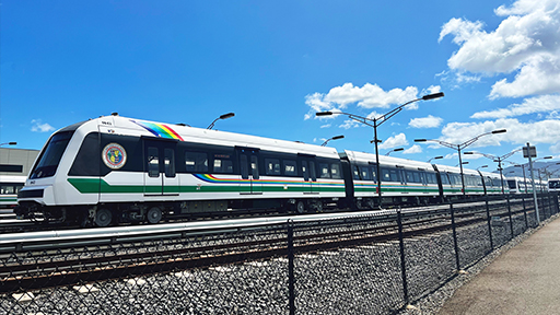 写真：完全自動運転都市鉄道システムのスカイライン