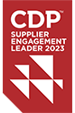 ロゴ：CDP SUPPLIER ENGAGEMENT LEADER 2023