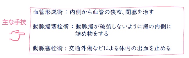主な手技