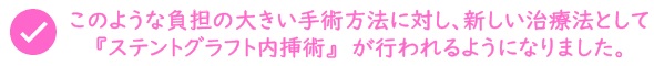 ステントグラフト内挿術