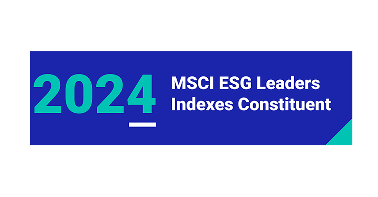 ロゴ：MSCI ESG Leaders Index